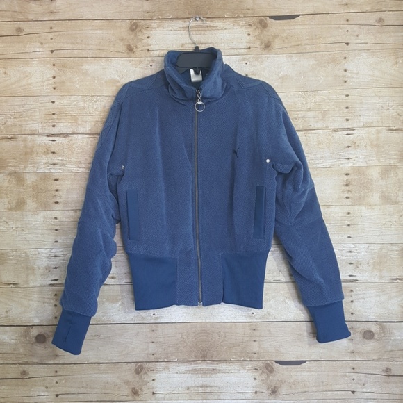 Puma Jackets & Blazers - Puma Sweater Buffer Jacket dark teal/ cobalt blue